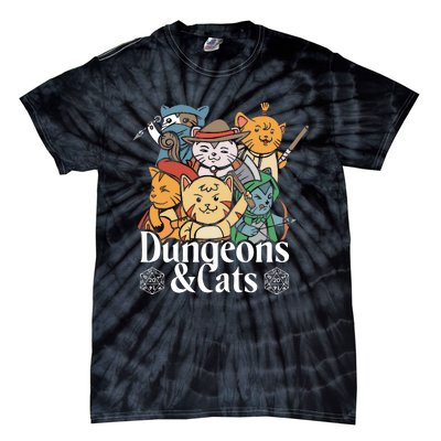 Dungeons And Cats Tie-Dye T-Shirt