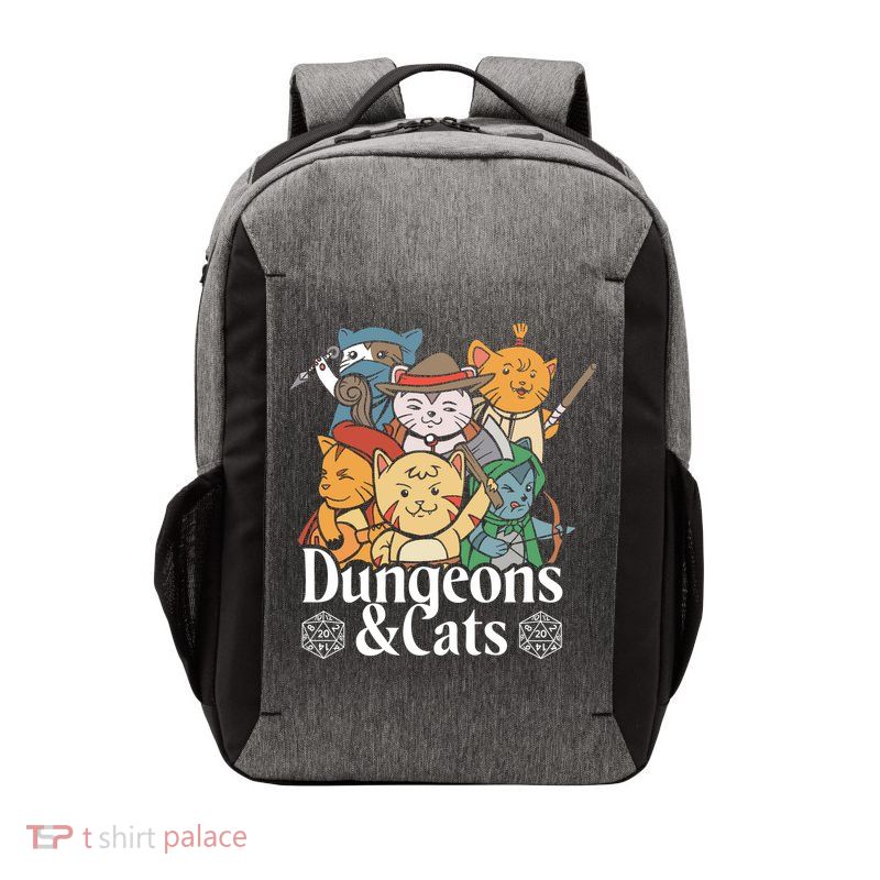 Dungeons And Cats Vector Backpack