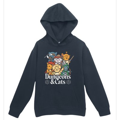 Dungeons And Cats Urban Pullover Hoodie