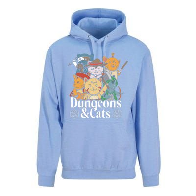 Dungeons And Cats Unisex Surf Hoodie