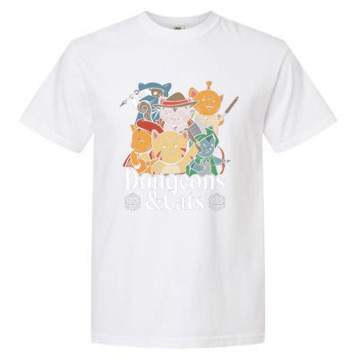 Dungeons And Cats Garment-Dyed Heavyweight T-Shirt