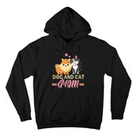 Dog And Cat Mom Puppy Kitten Pup Mother Dog Kitty Mom Hoodie