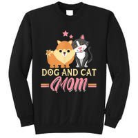 Dog And Cat Mom Puppy Kitten Pup Mother Dog Kitty Mom Sweatshirt