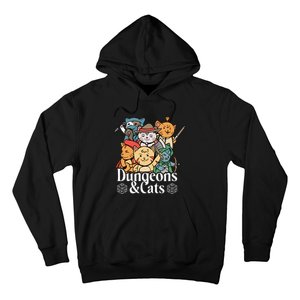 Dungeons And Cats Cute Cat Lover Funny For Lover Trending Hoodie