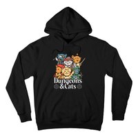 Dungeons And Cats Cute Cat Lover Funny For Lover Trending Hoodie