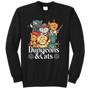 Dungeons And Cats Cute Cat Lover Funny For Lover Trending Sweatshirt