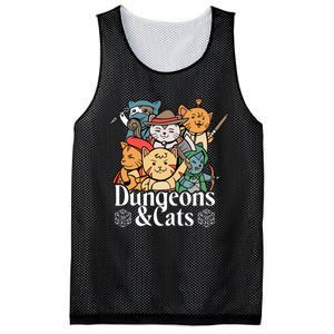 Dungeons And Cats Cute Cat Lover Funny For Lover Trending Mesh Reversible Basketball Jersey Tank