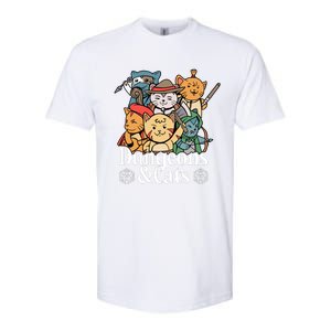 Dungeons And Cats Cute Cat Lover Funny For Lover Trending Softstyle CVC T-Shirt