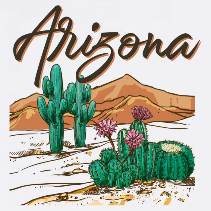 Desert Arizona Cactus Southwestern Bucket Hat