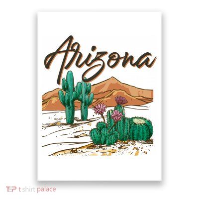 Desert Arizona Cactus Southwestern Poster