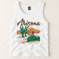 Desert Arizona Cactus Southwestern Tank Top