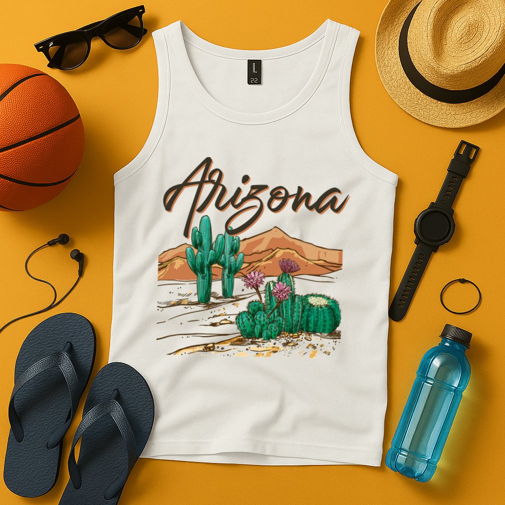 Desert Arizona Cactus Southwestern Tank Top