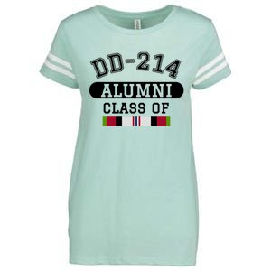 Dd214 Alumni Class Of Oef Afghanistan Veteran Pride Cool Gift Enza Ladies Jersey Football T-Shirt