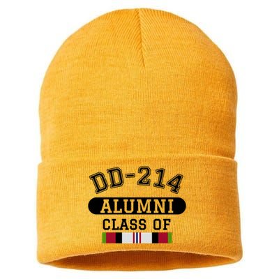 Dd214 Alumni Class Of Oef Afghanistan Veteran Pride Cool Gift Sustainable Knit Beanie