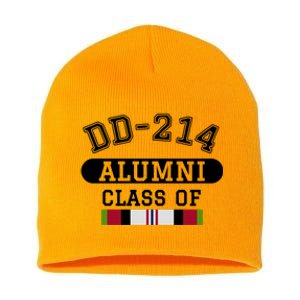 Dd214 Alumni Class Of Oef Afghanistan Veteran Pride Cool Gift Short Acrylic Beanie