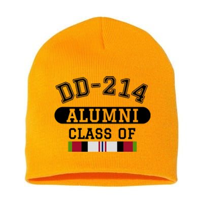 Dd214 Alumni Class Of Oef Afghanistan Veteran Pride Cool Gift Short Acrylic Beanie