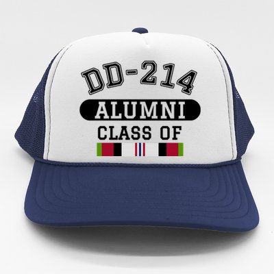 Dd214 Alumni Class Of Oef Afghanistan Veteran Pride Cool Gift Trucker Hat