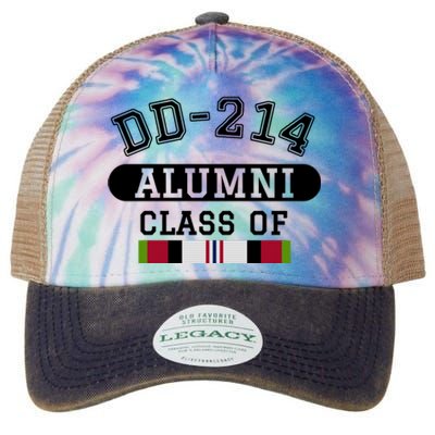 Dd214 Alumni Class Of Oef Afghanistan Veteran Pride Cool Gift Legacy Tie Dye Trucker Hat