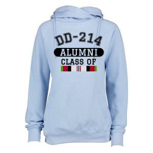 Dd214 Alumni Class Of Oef Afghanistan Veteran Pride Cool Gift Womens Funnel Neck Pullover Hood