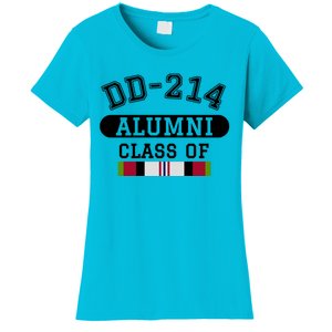 Dd214 Alumni Class Of Oef Afghanistan Veteran Pride Cool Gift Women's T-Shirt