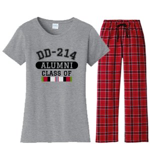 Dd214 Alumni Class Of Oef Afghanistan Veteran Pride Cool Gift Women's Flannel Pajama Set