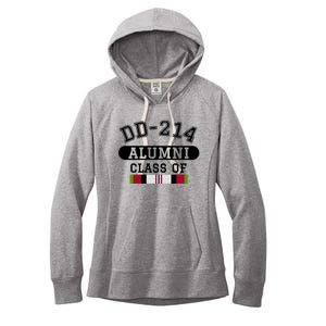 Dd214 Alumni Class Of Oef Afghanistan Veteran Pride Cool Gift Women's Fleece Hoodie