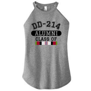 Dd214 Alumni Class Of Oef Afghanistan Veteran Pride Cool Gift Women's Perfect Tri Rocker Tank