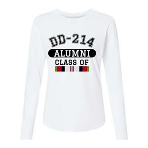 Dd214 Alumni Class Of Oef Afghanistan Veteran Pride Cool Gift Womens Cotton Relaxed Long Sleeve T-Shirt