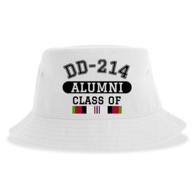 Dd214 Alumni Class Of Oef Afghanistan Veteran Pride Cool Gift Sustainable Bucket Hat