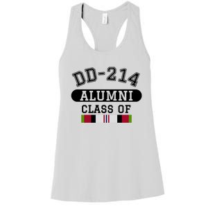 Dd214 Alumni Class Of Oef Afghanistan Veteran Pride Cool Gift Women's Racerback Tank