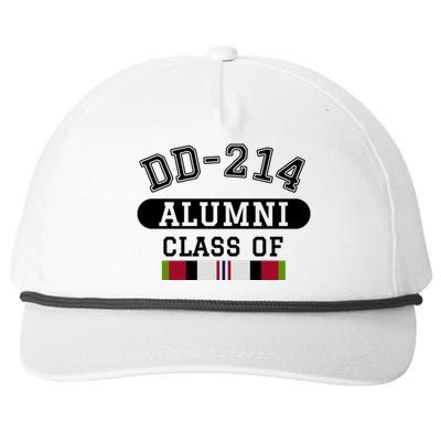 Dd214 Alumni Class Of Oef Afghanistan Veteran Pride Cool Gift Snapback Five-Panel Rope Hat