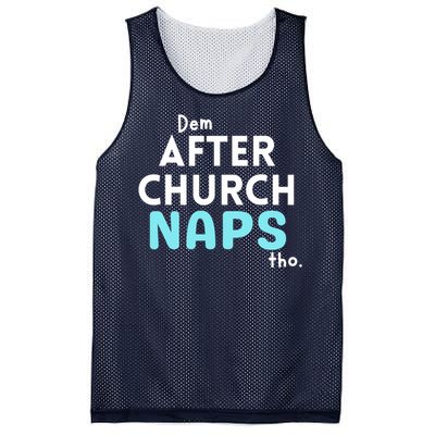 Dem After Church Naps Tho Funny Mesh Reversible Basketball Jersey Tank