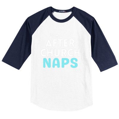 Dem After Church Naps Tho Funny Baseball Sleeve Shirt