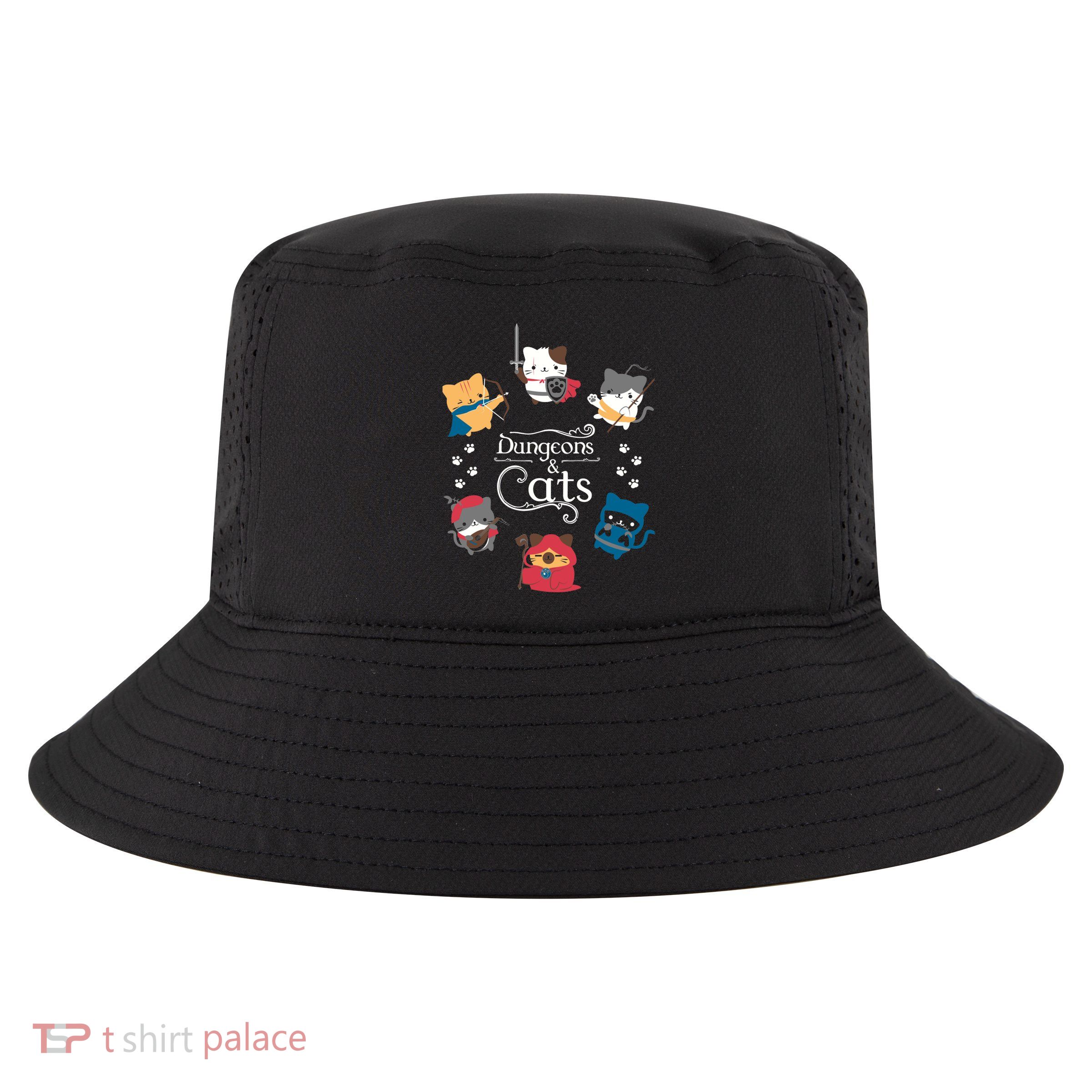 Dungeons And Cats Cool Comfort Performance Bucket Hat