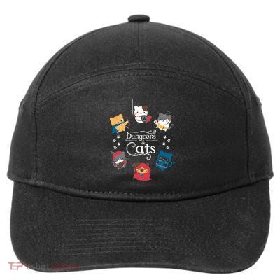 Dungeons And Cats 7-Panel Snapback Hat