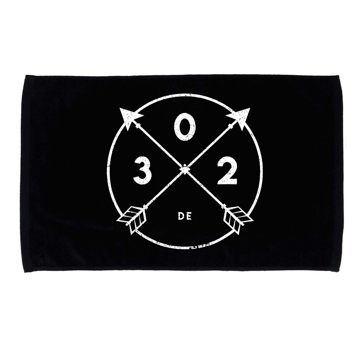 Delaware Area Code 302 State Pride Souvenir Gift Arrow Microfiber Hand Towel