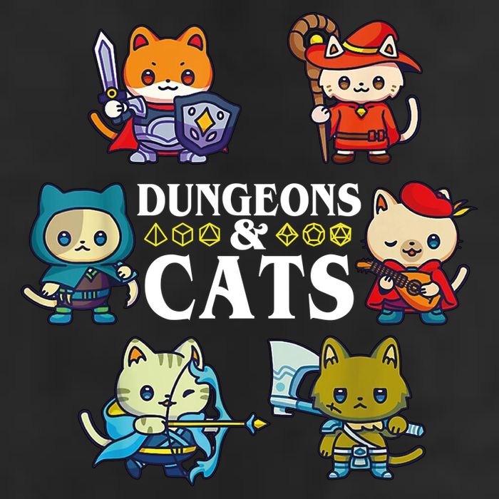 Dungeons And Cats Cool Comfort Performance Bucket Hat