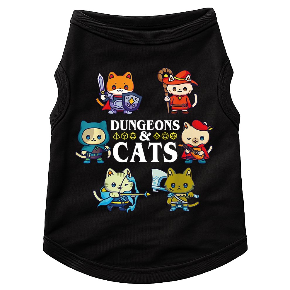 Dungeons And Cats Doggie Tank