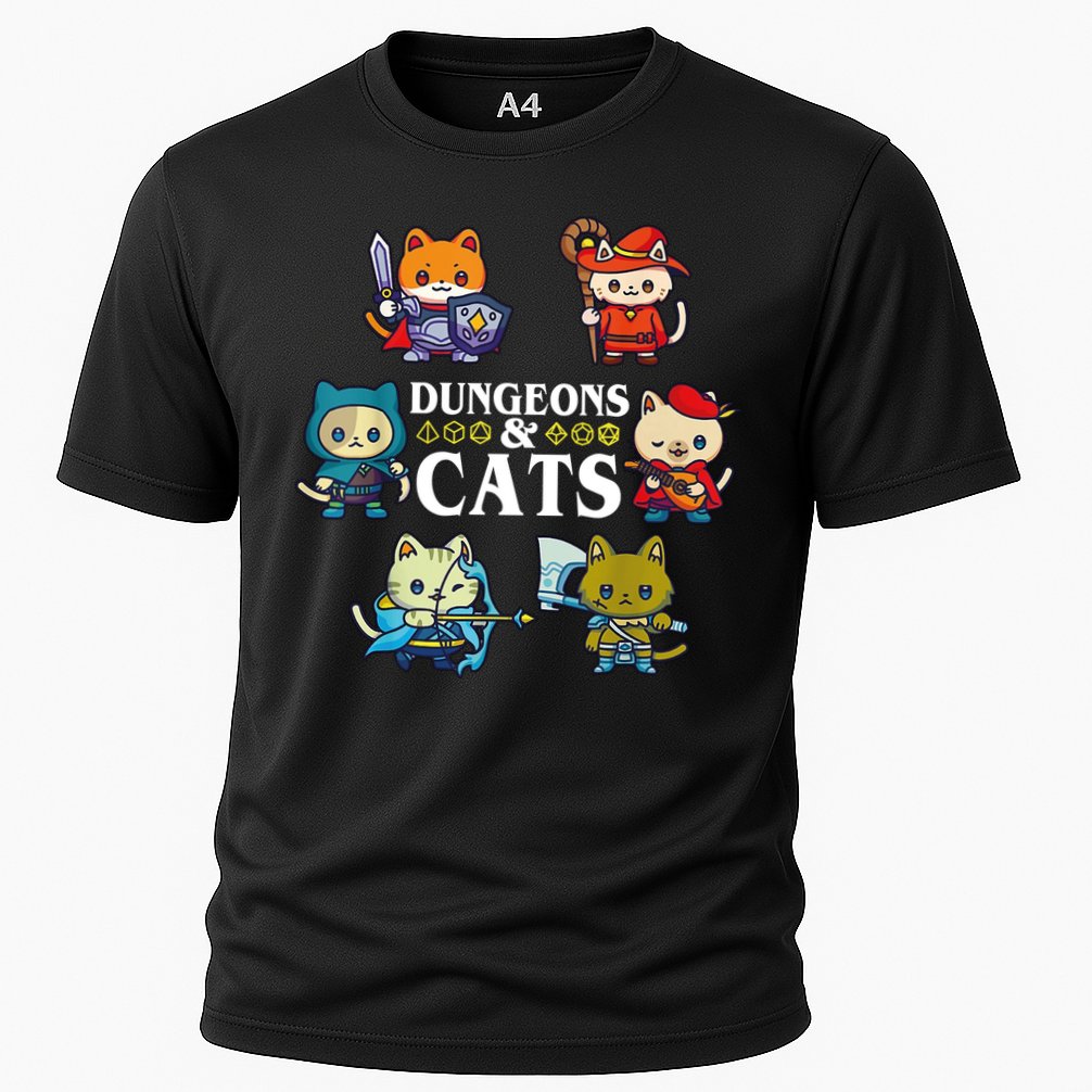 Dungeons And Cats Performance Shirt