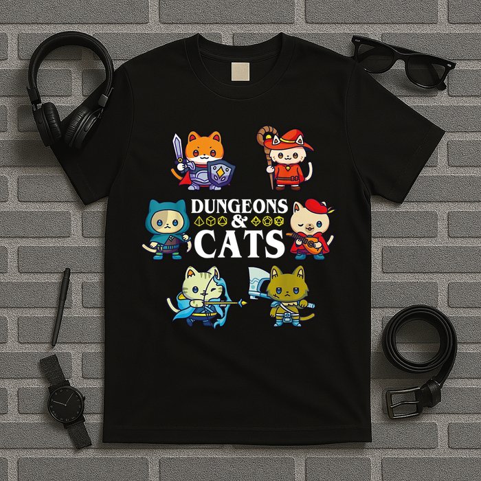 Dungeons And Cats T-Shirt