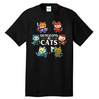 Dungeons And Cats Tall T-Shirt