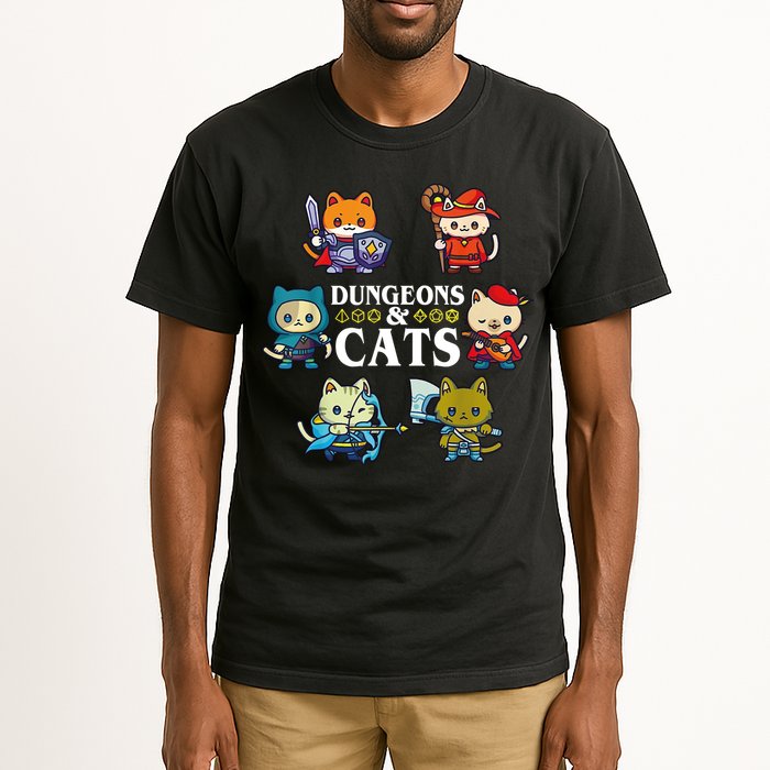 Dungeons And Cats Tall T-Shirt