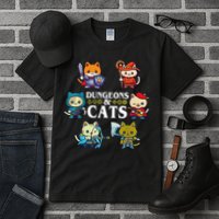 Dungeons And Cats Tall T-Shirt