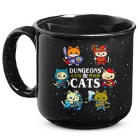 Dungeons And Cats 15oz Campfire Ceramic Mug