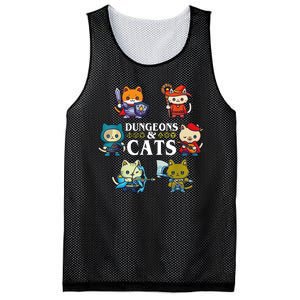 Dungeons And Cats Mesh Reversible Basketball Jersey Tank