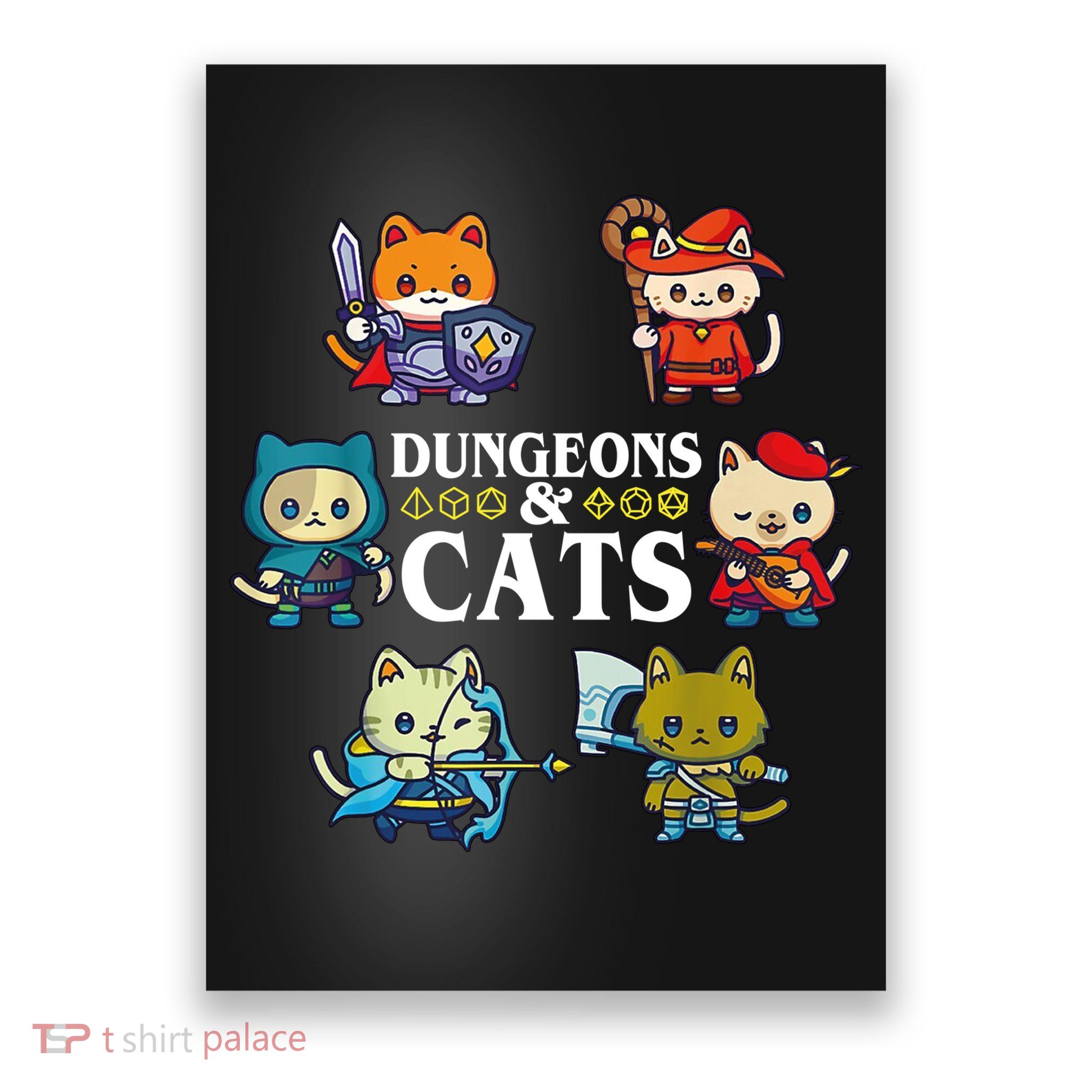 Dungeons And Cats Poster