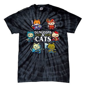 Dungeons And Cats Tie-Dye T-Shirt