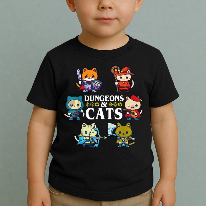 Dungeons And Cats Toddler T-Shirt