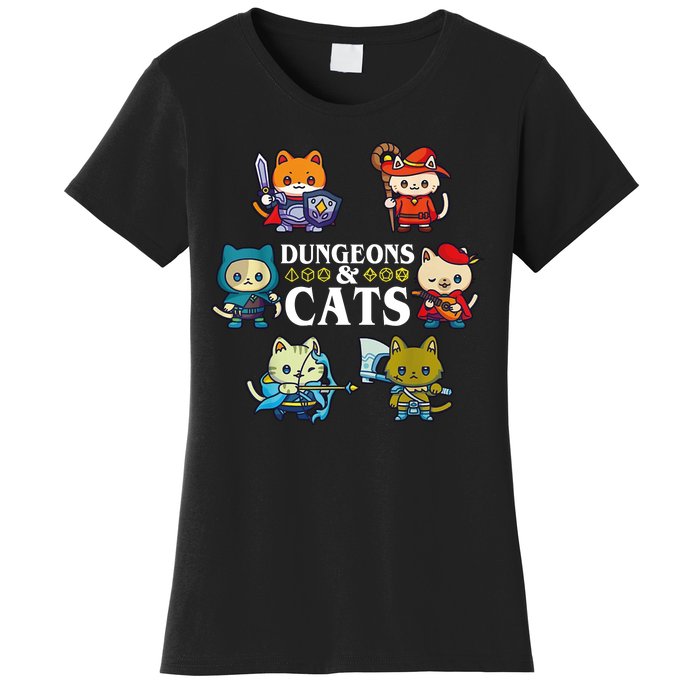 Dungeons And Cats Women's T-Shirt