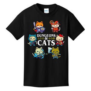 Dungeons And Cats Kids T-Shirt